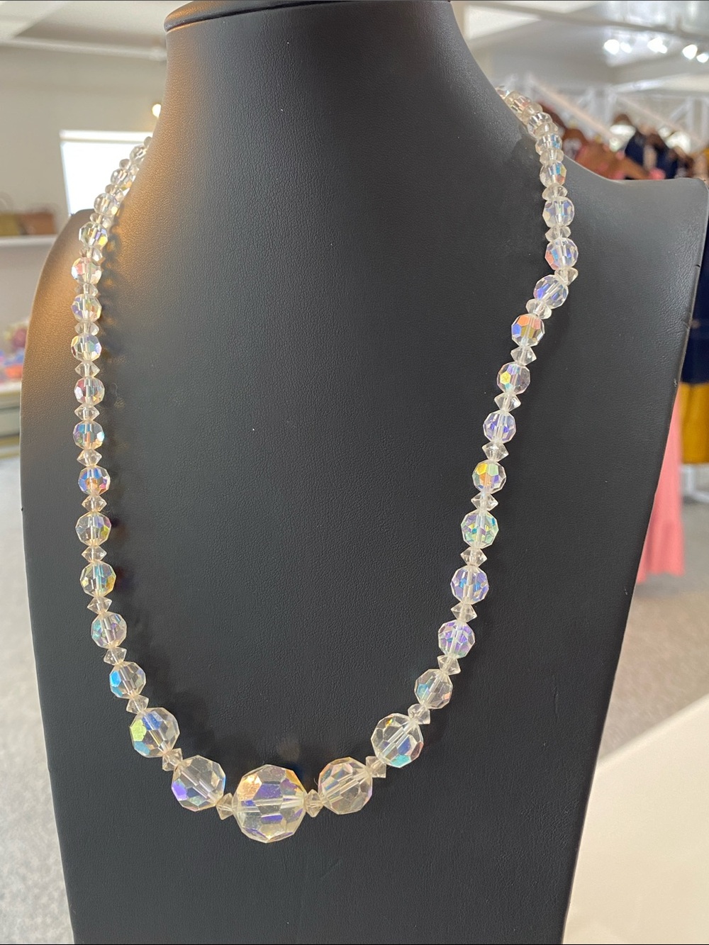 Crystal Aurora Beaded Necklace - Picture 2 of 5